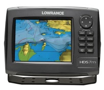 Lowrance Hds5m Chartplotter vista laterale dx